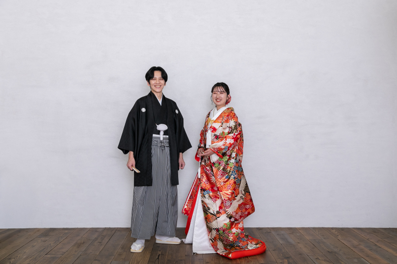 ご新婦様もお支度を終えて