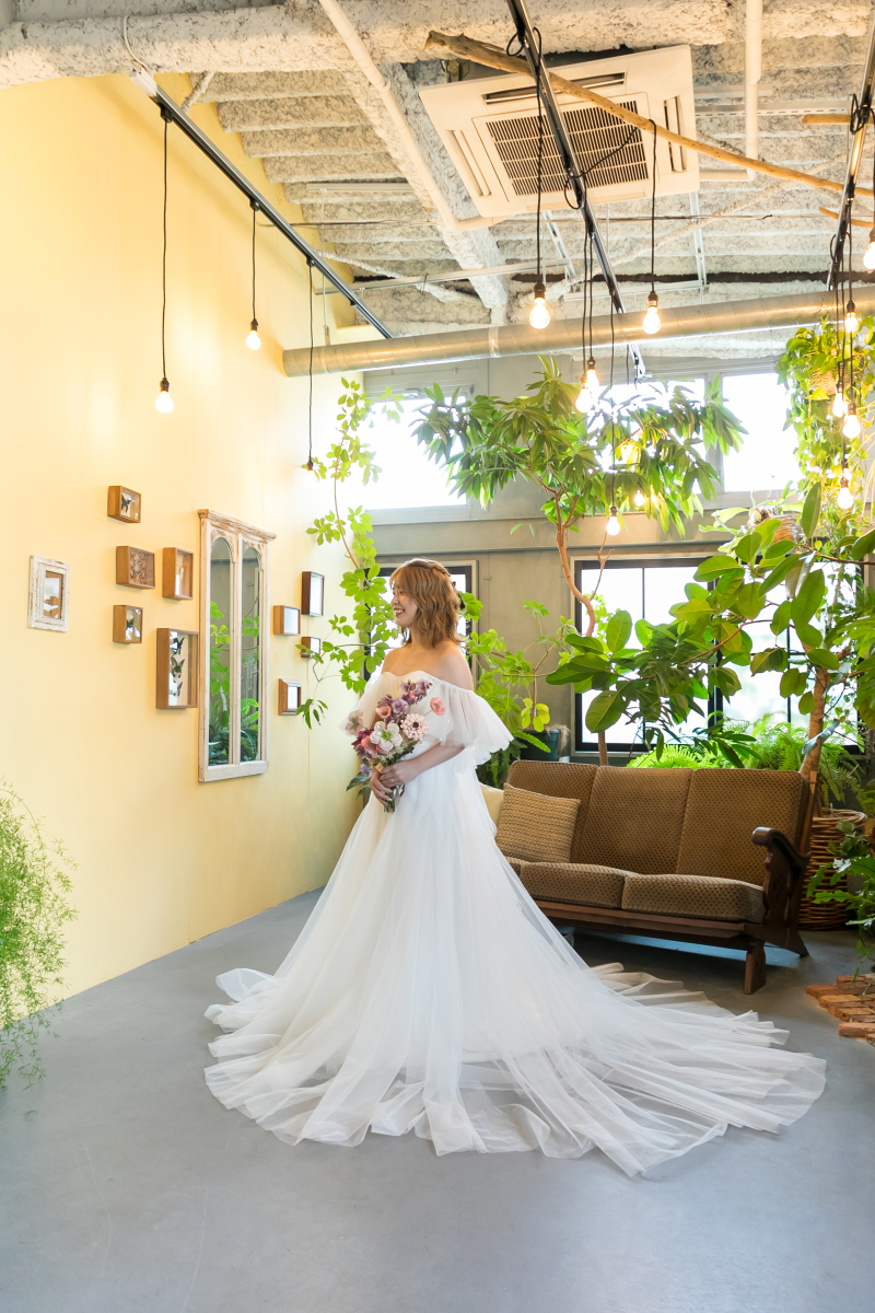 ご新婦様もソロショット。