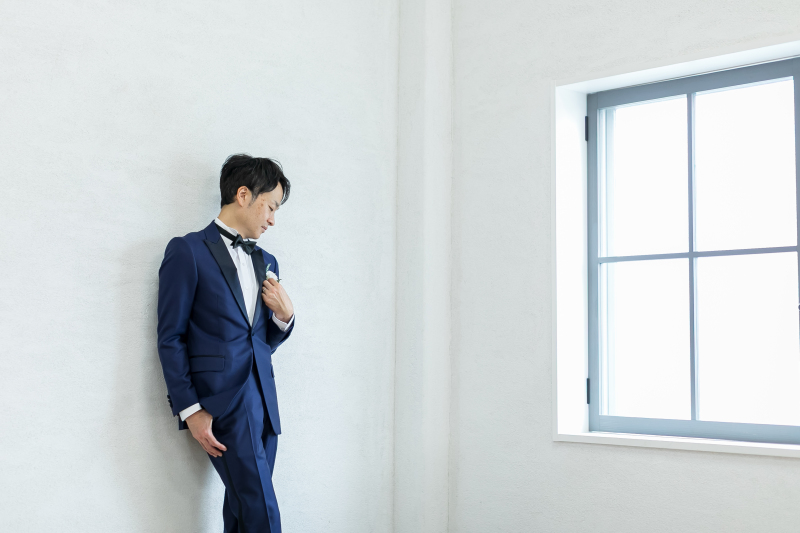 ご新郎様のソロショット