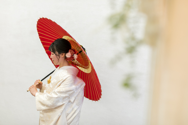 ご新婦様のソロショット。