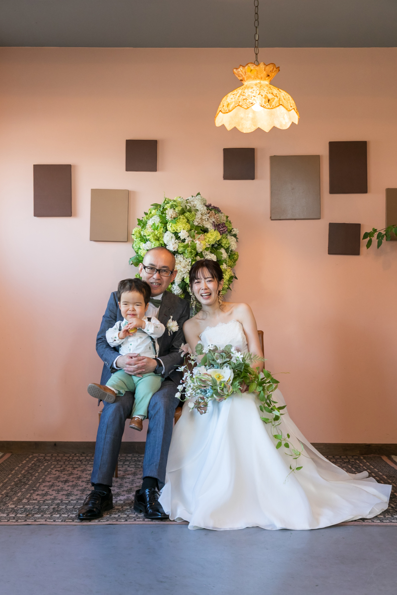 家族３人で一緒に