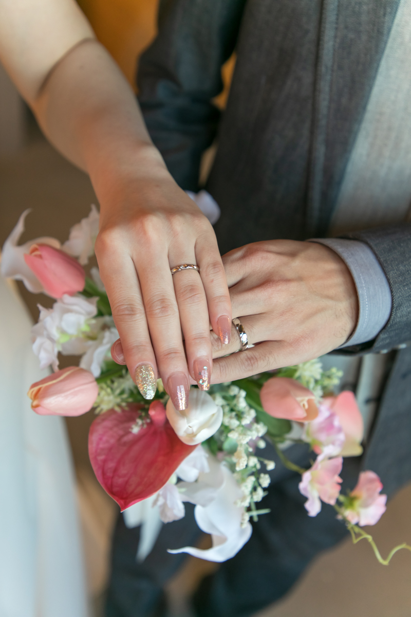 撮影の最後はお手元ショット