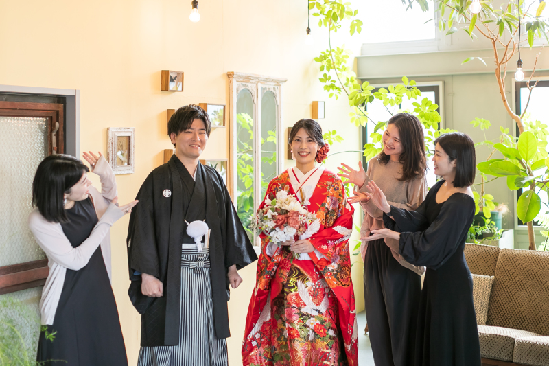 ご友人様も駆けつけて