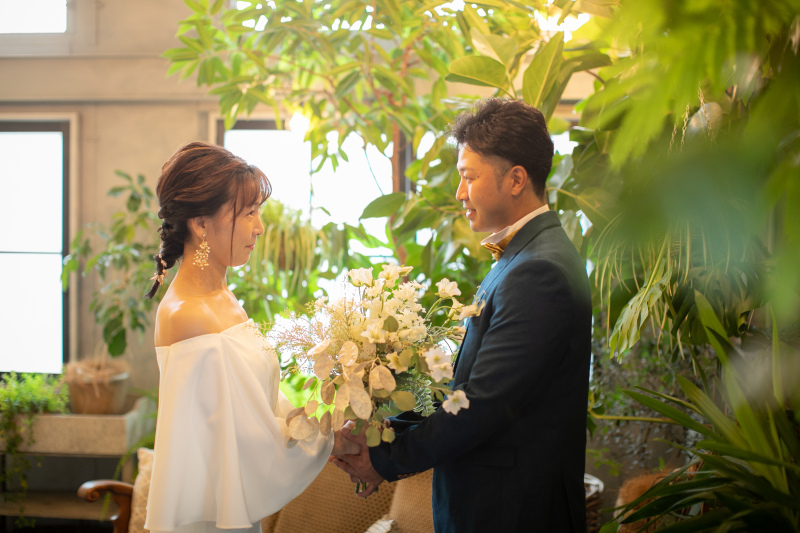 光溢れる緑の中で