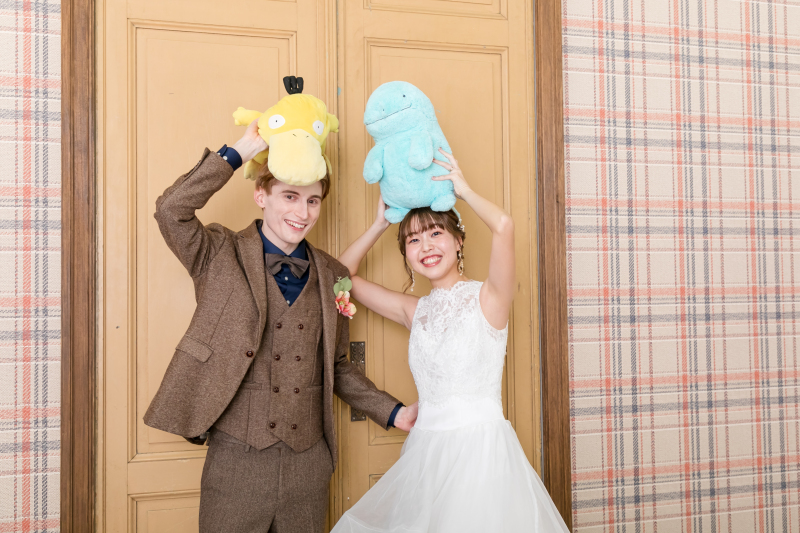 大好きなぬいぐるみ共に