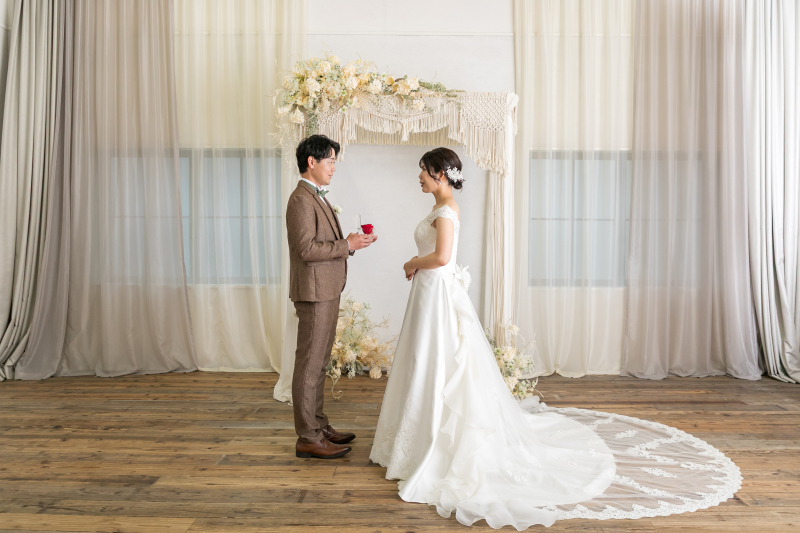 お持ち込みのドレスで