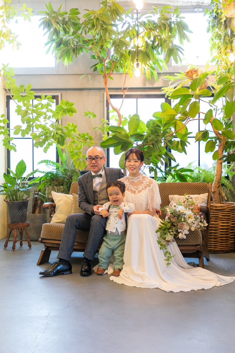 お子様と３人で