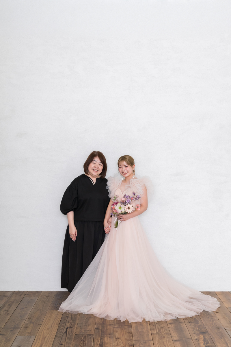 お母様との２ショット！