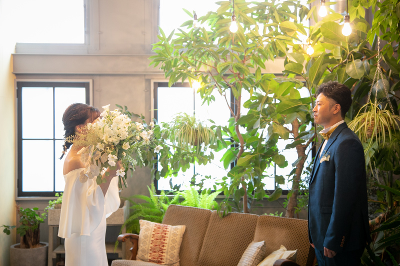 感極まる新婦さん。