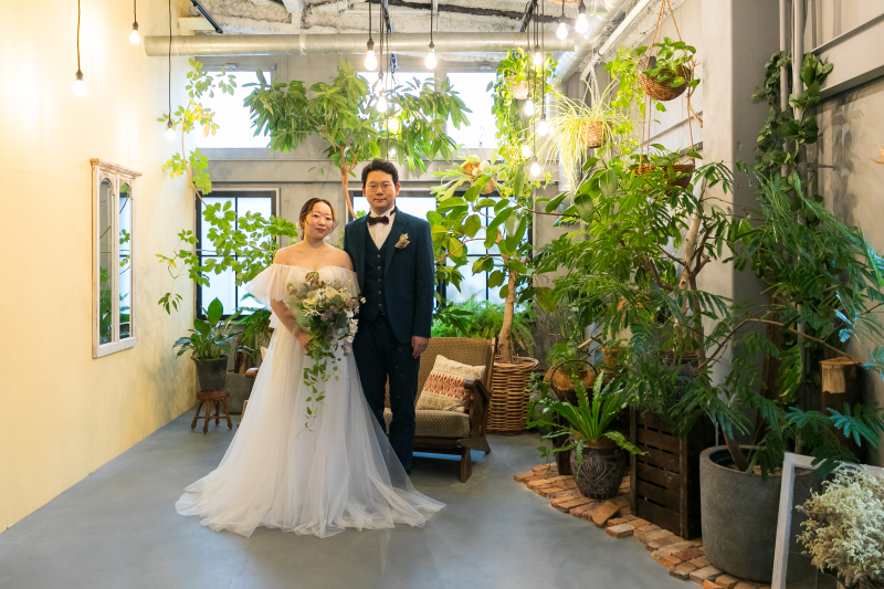 ドレスを着替えて