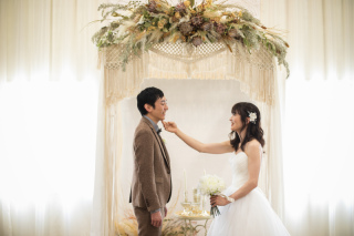 最後には笑顔のダブルピース