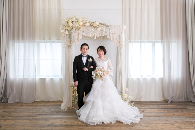 新郎様も合流でお二人撮影スタート