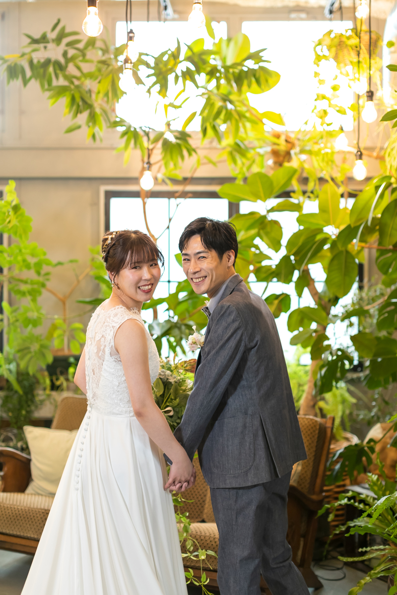 振り返りショット