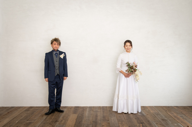 お母様手作りのドレスも