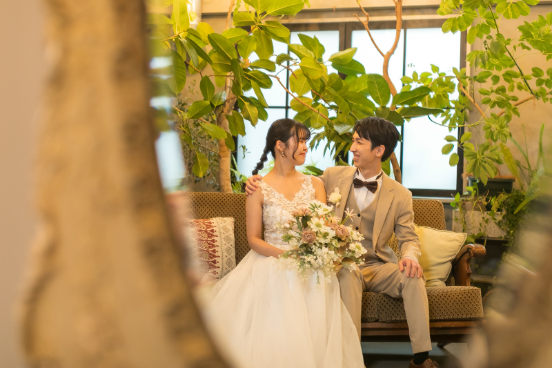 素敵な笑顔を鏡越しに