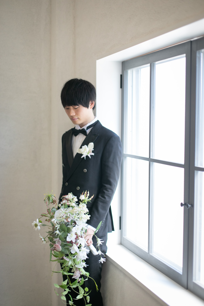 ご新郎様もソロショット