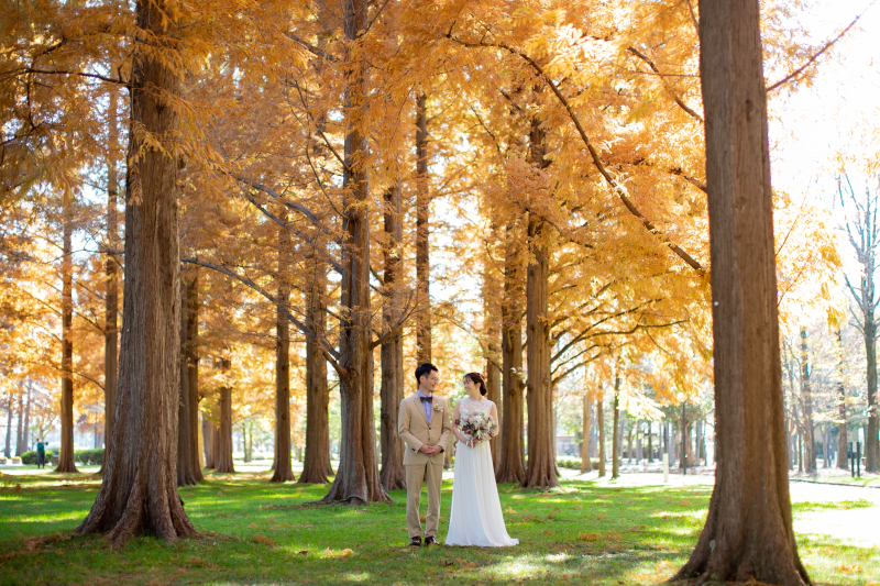 柔らかい表情のおふたり。