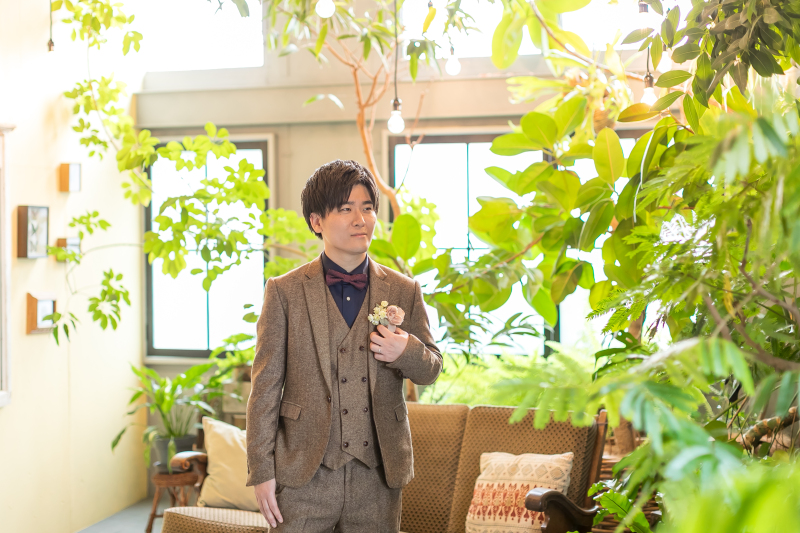 ご新郎様ソロショット。