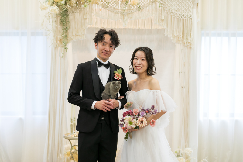 愛猫のアクスタと共に