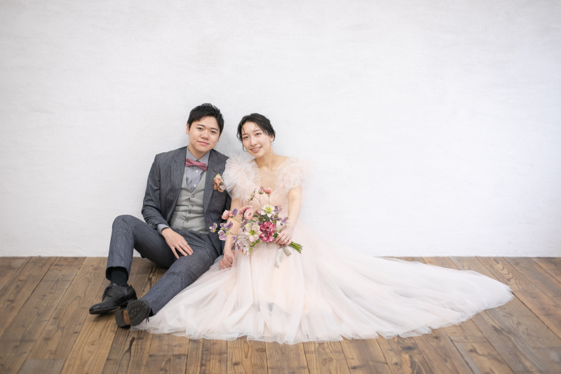 ラフに腰掛けて