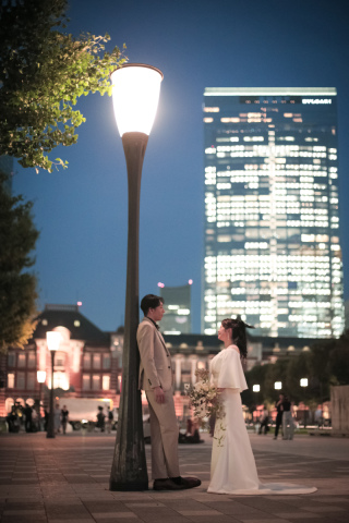 東京駅でウエディング