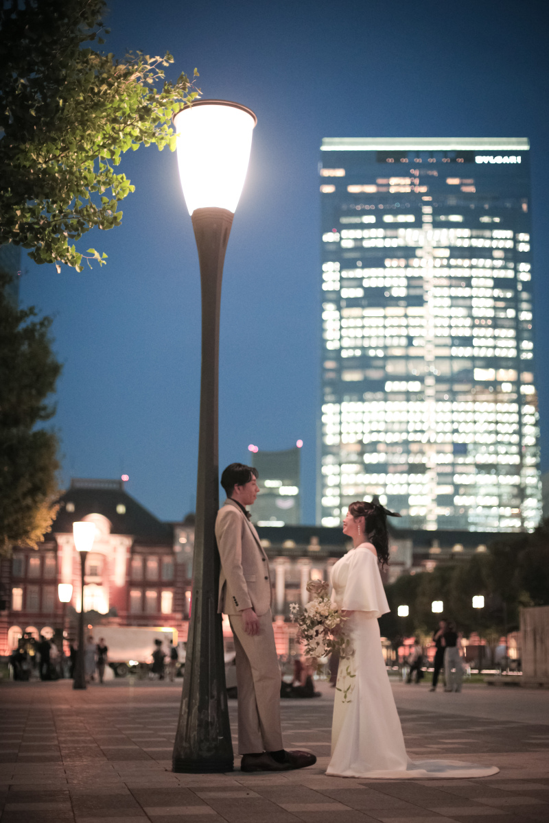 東京駅でウエディング