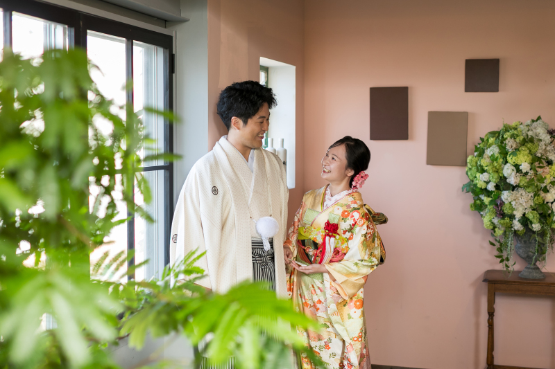 二人で見つめあって。