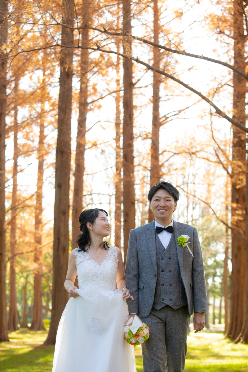 ご新郎様を見つめて。