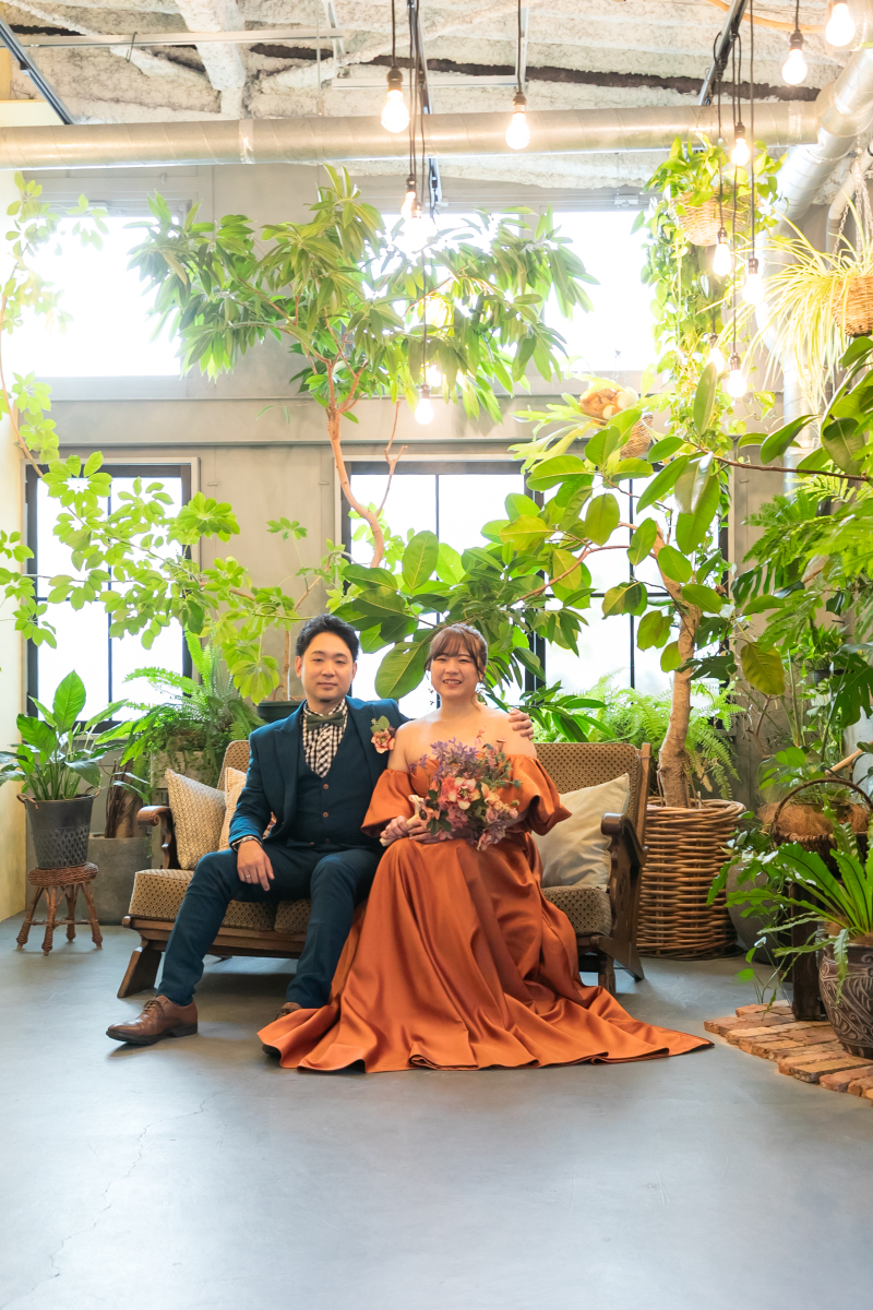 お色直しも終えて