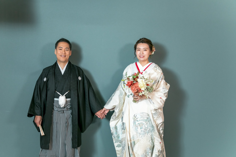 最後はラフに手繋ぎショット