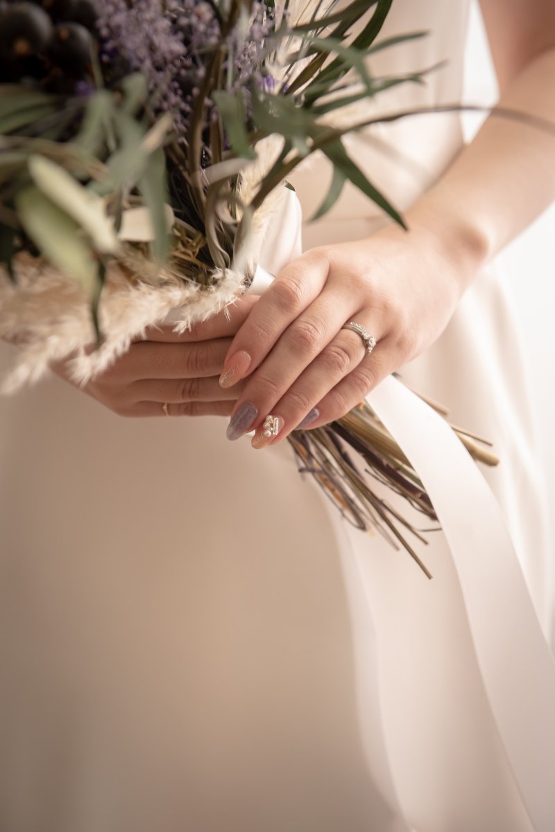 ネイルも指輪も