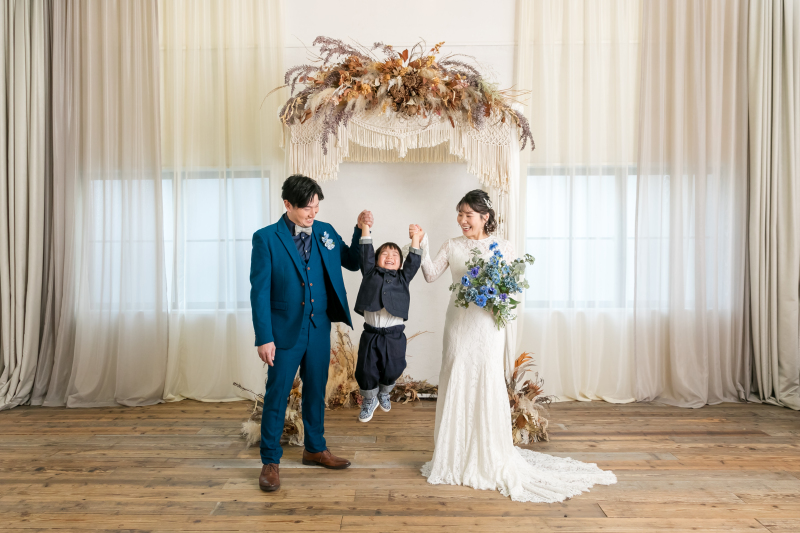 大好きなママとパパと一緒に