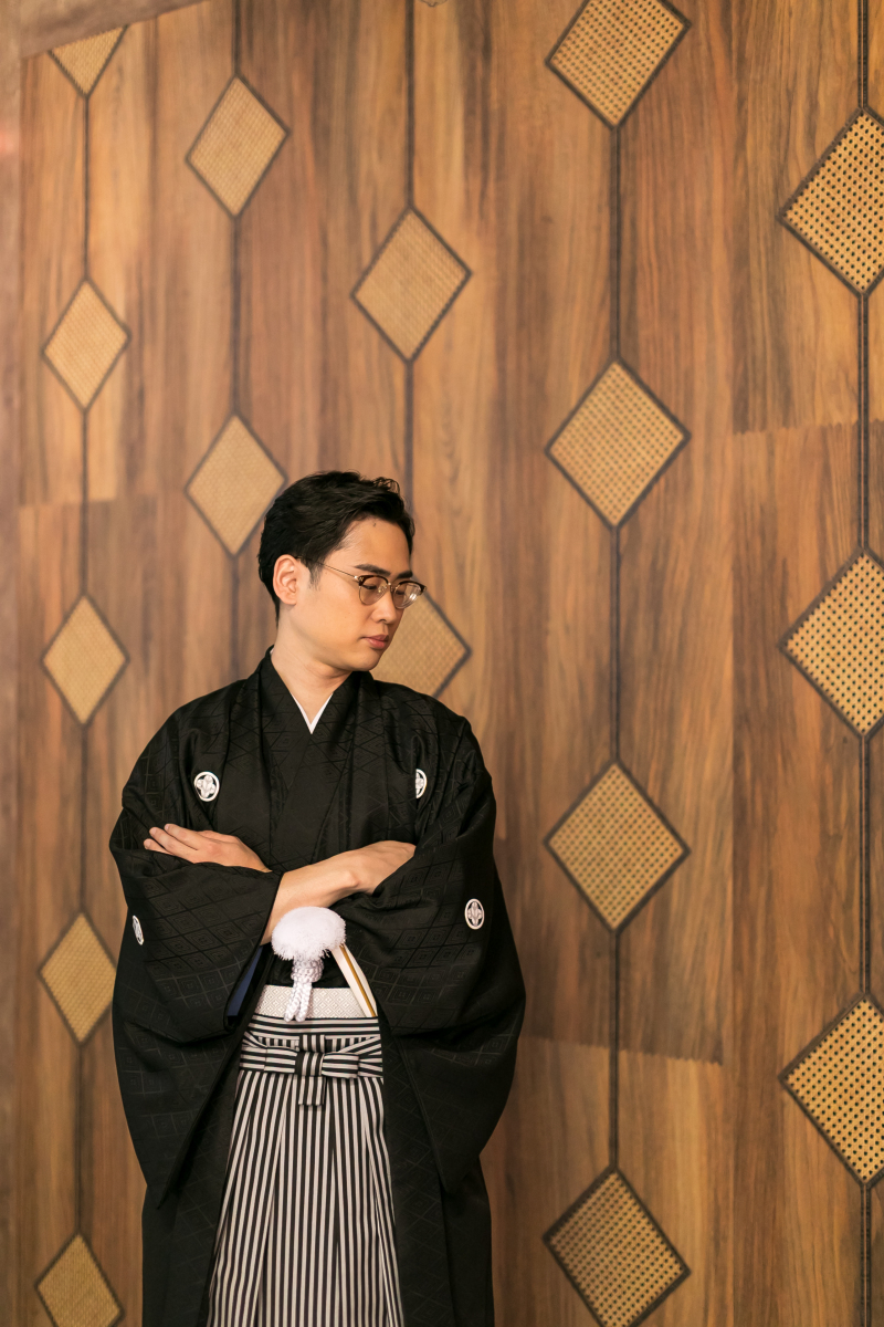 新郎様の和装ソロ
