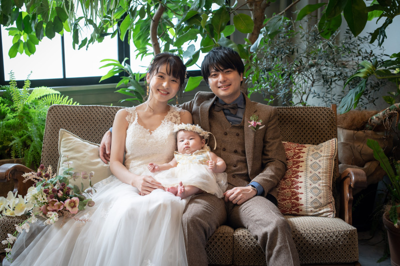 ここでもご家族写真を