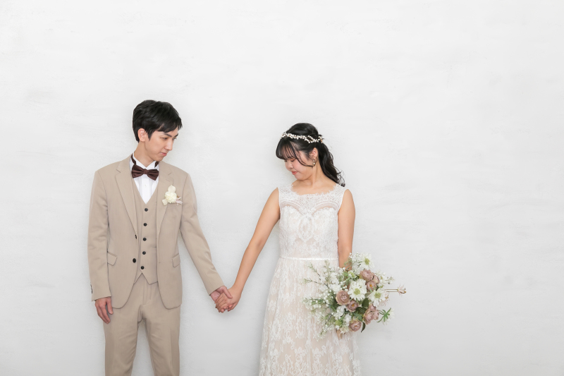 手繋ぎショット