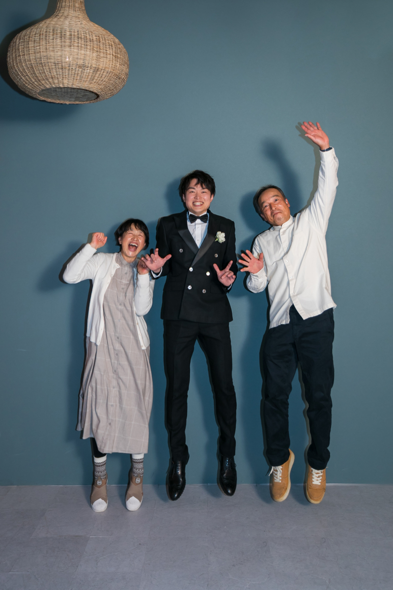 ご新郎様ご家族ショット