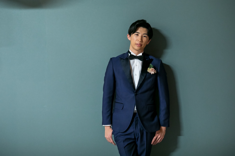 新郎様のソロショット