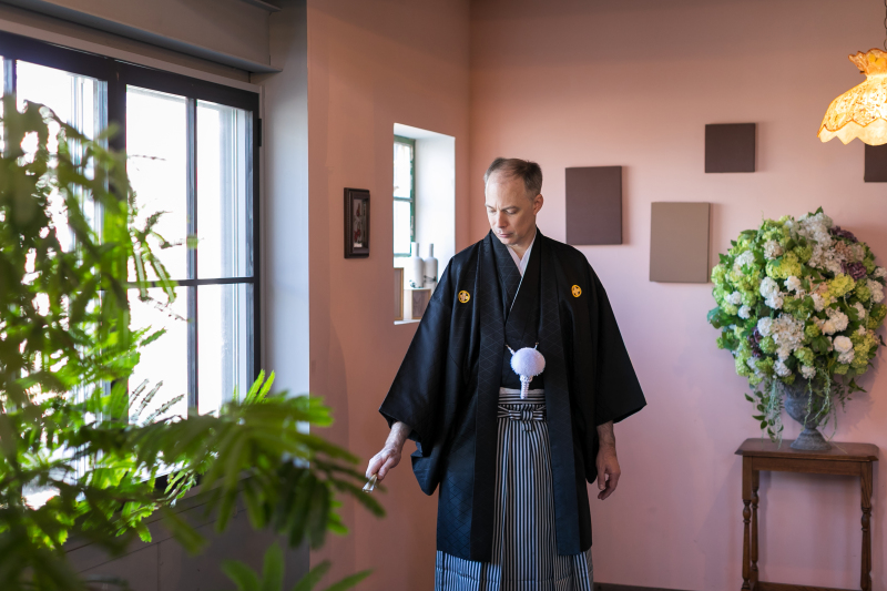 和装でソロショット