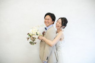 溢れるような笑顔で