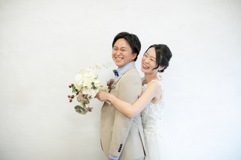 溢れるような笑顔で