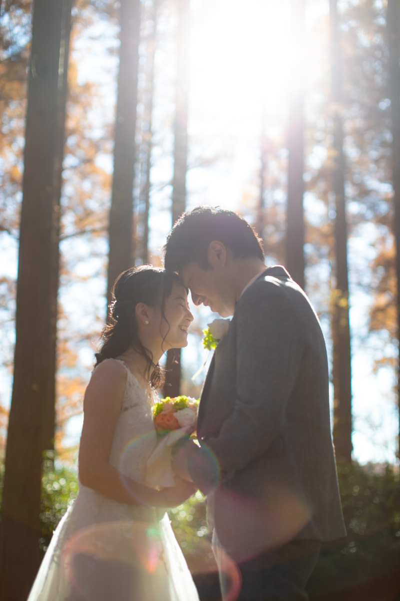 おでこをくっつけたショット!!