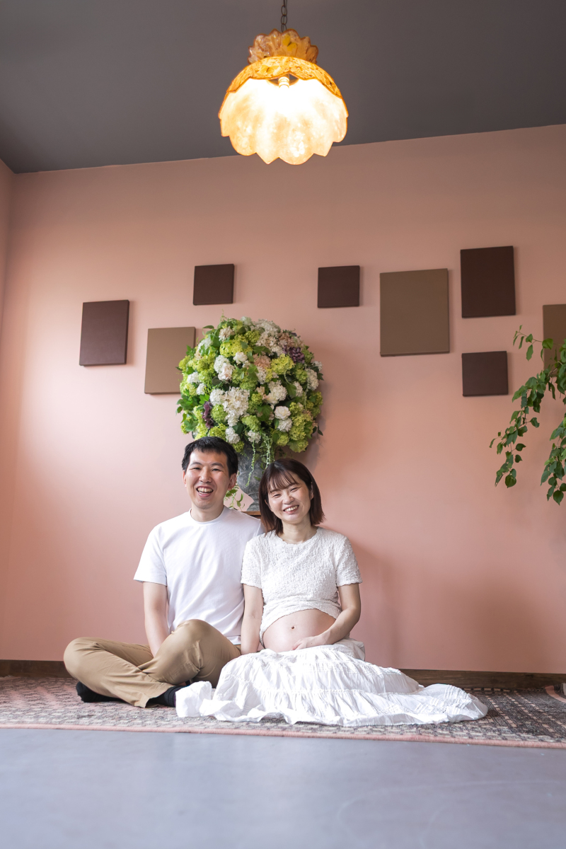 ピンク色の可愛い背景で