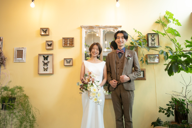 ふんわりとやさしい笑顔で