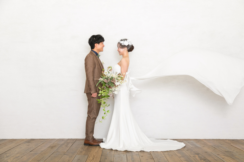 お二人向かい合って