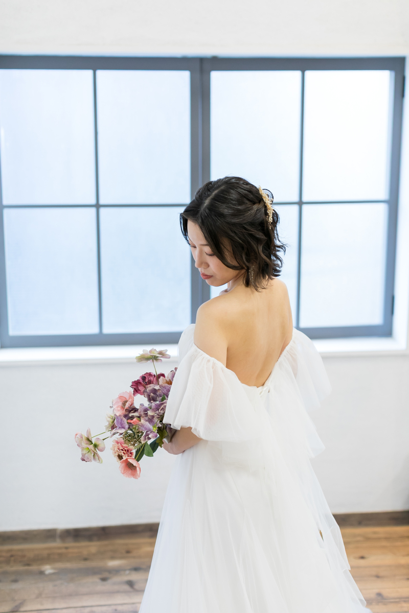 ご新婦様のソロショット。