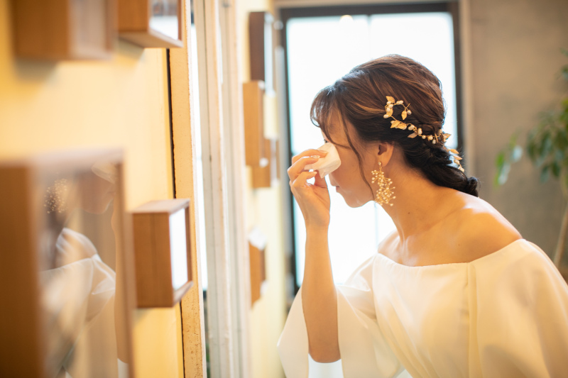 ミラーでチェック