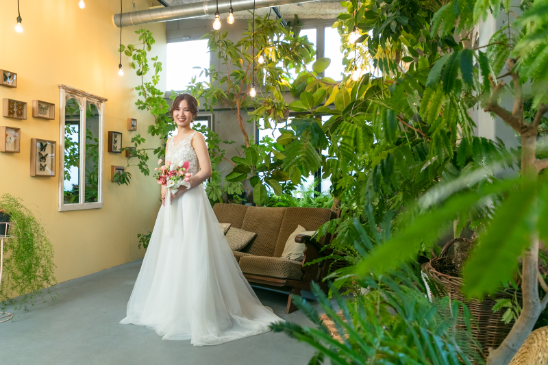 緑に囲まれてソロショット