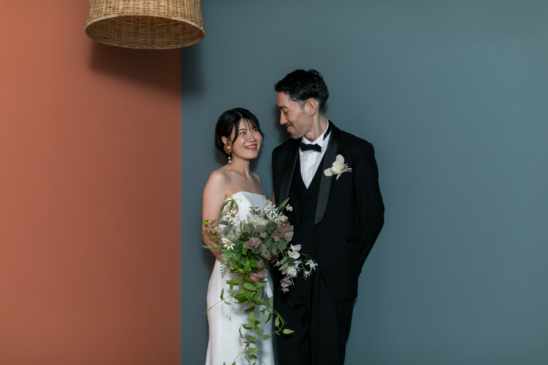 お二人での撮影スタート