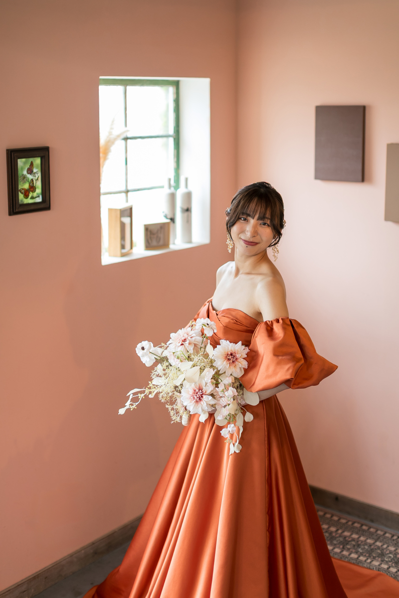 ご新婦様のソロショットで撮影終了