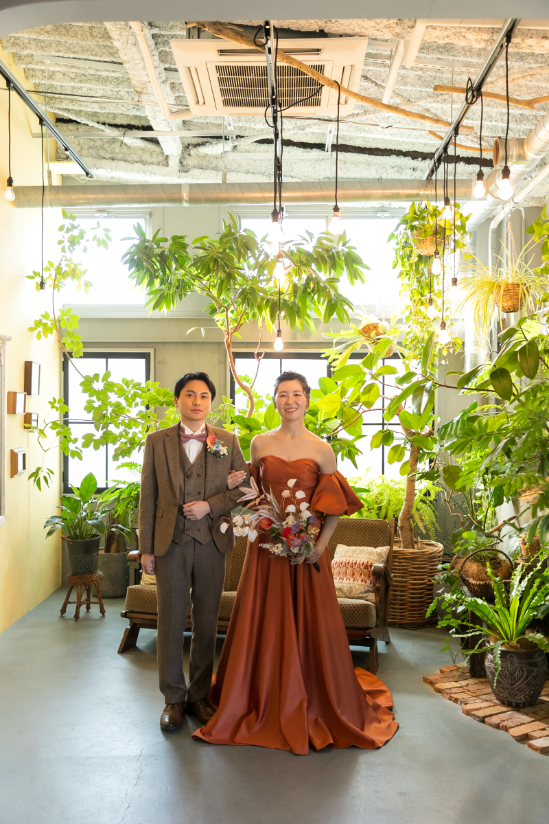 洋装にお着替えして